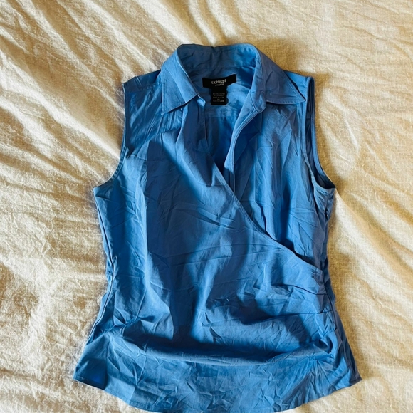 EXPRESS blue top - Picture 14 of 15